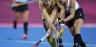 Casey Eastham of Australia in a game against Argentina